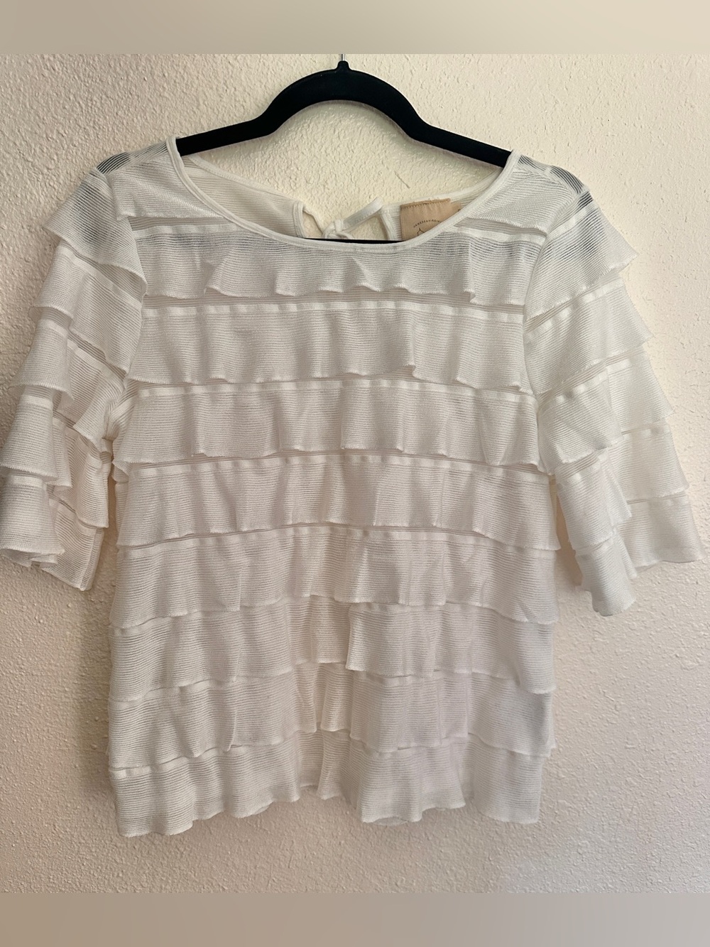 Anthropologie Vanessa Virginia Layered Blouse Women's Size XS Loose Fit Shirt